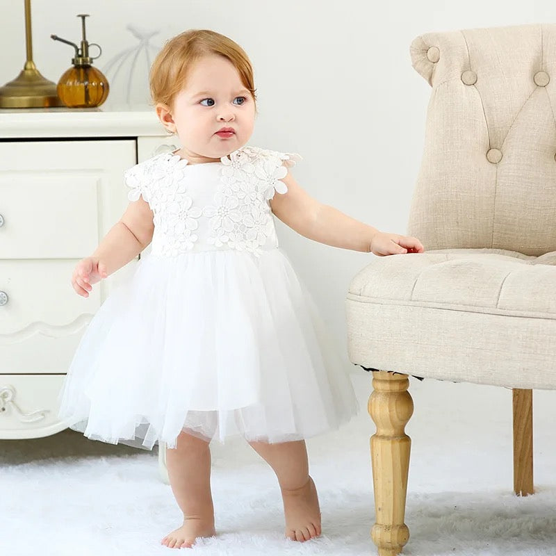 White fairy dress hot sale for baby girl