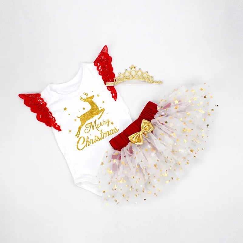 Christmas tutu, White, BG