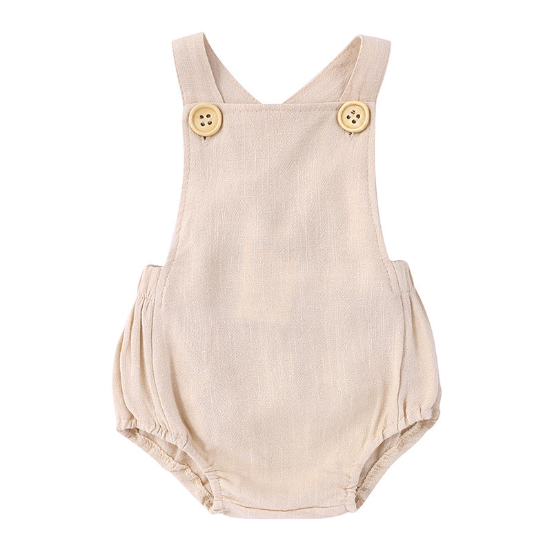 Button Romper, US