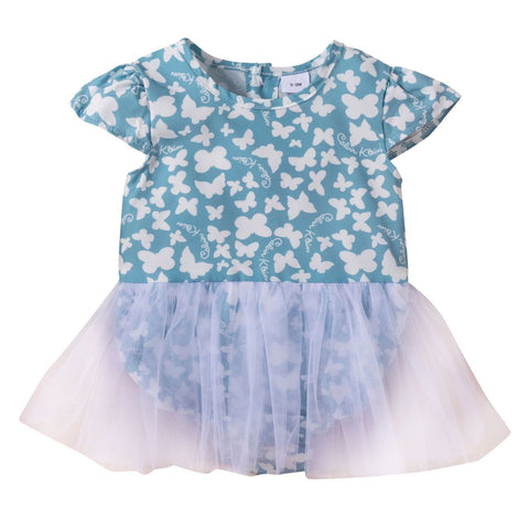 Butterfly dress blue, BG